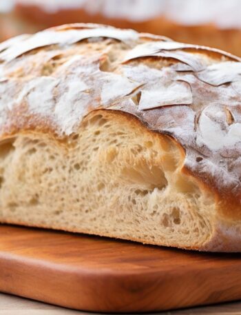 Homemade Rustic Crusty Italian Bread Recipe